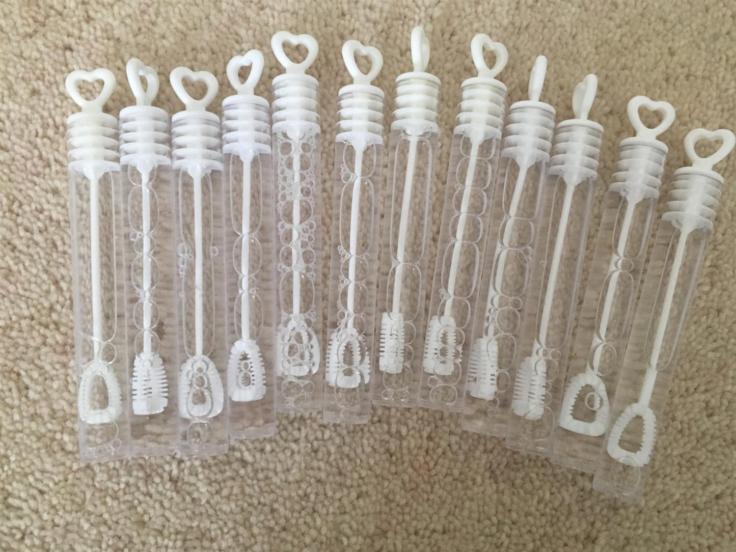 12 Wedding Wand Bubble Favours