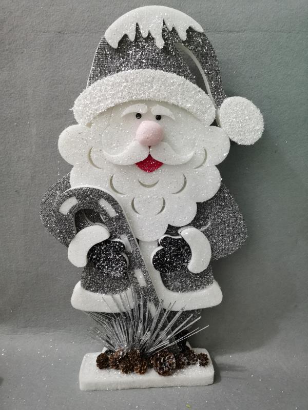 Foam Santa On Board Decoration, 52cm