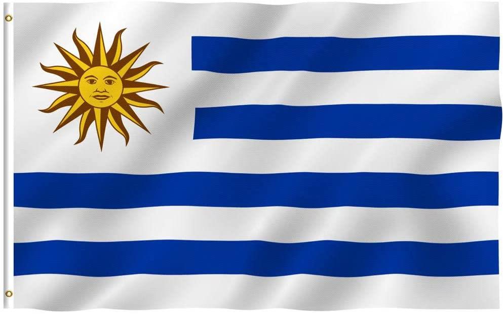 Uruguay Flag 5x3ft With Eyelets