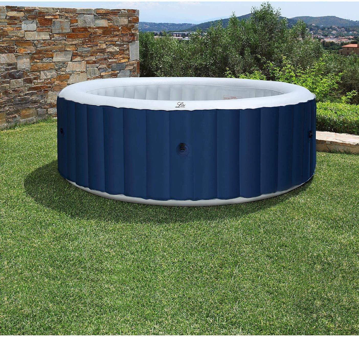 MSPA Lite Series 6-Person Navy Blue Hot Tub