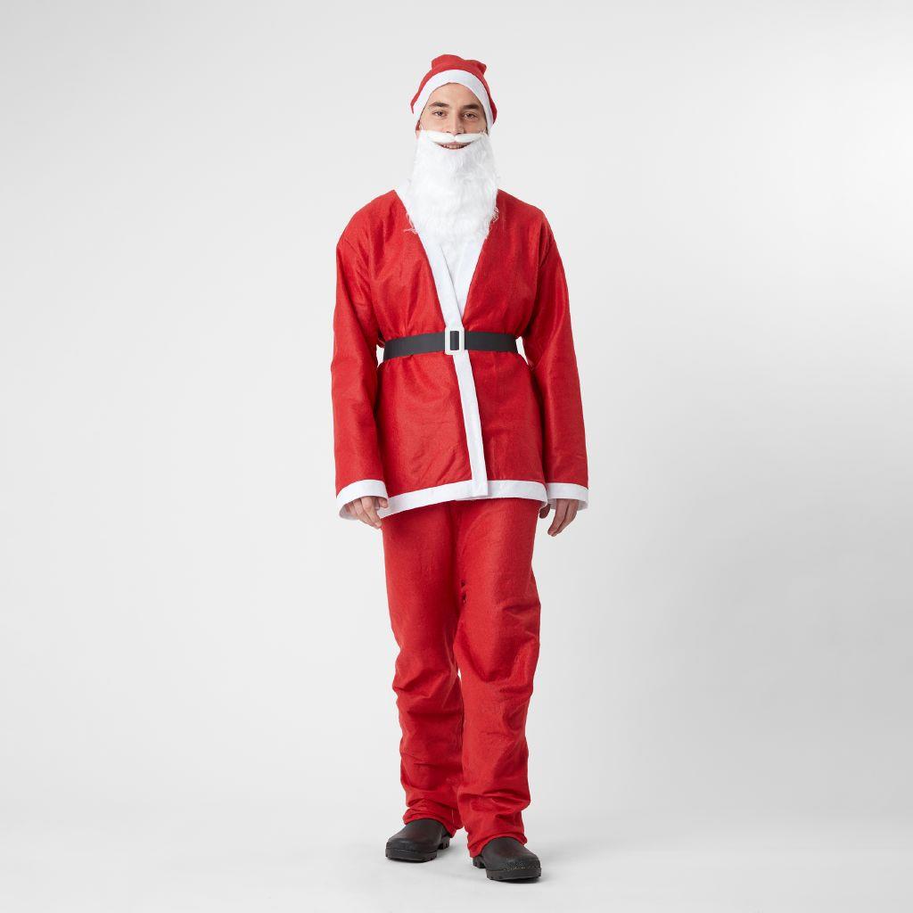 Adult Santa Suit Father Christmas Fancy Dress Costume