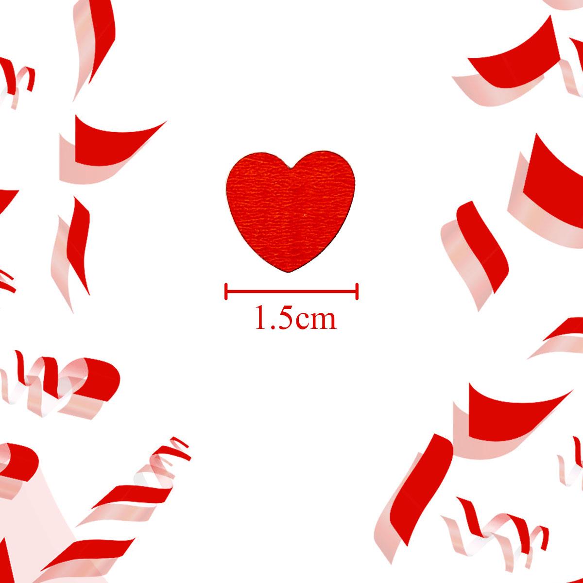 Jumbo Heart Confetti Red - 14g 1PK