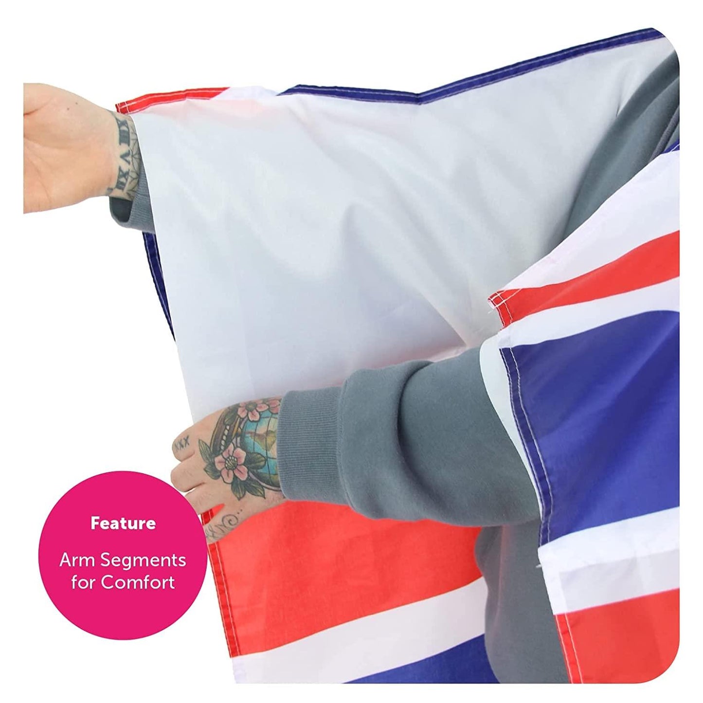 Wearable Union Jack Flag