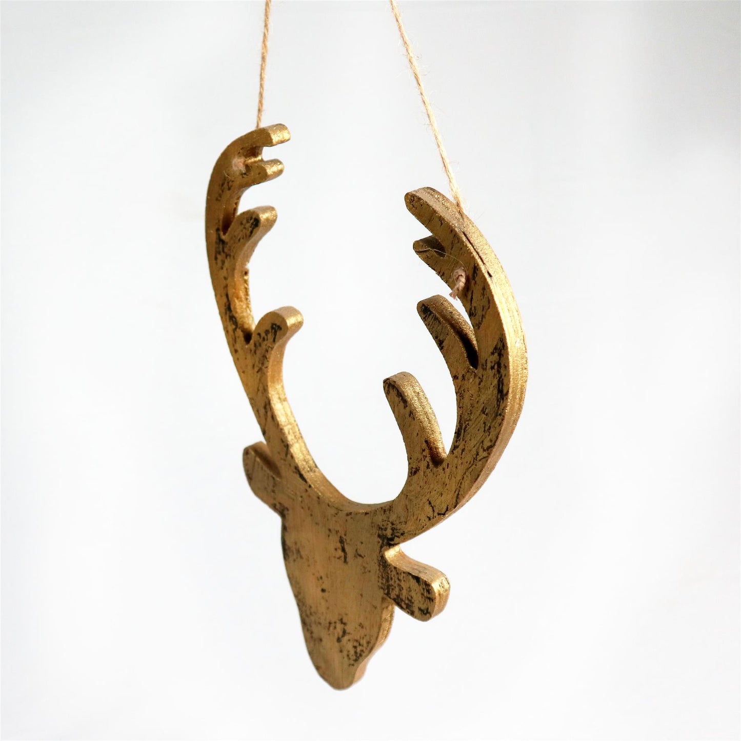 Golden Deer Head Hanging Decorations