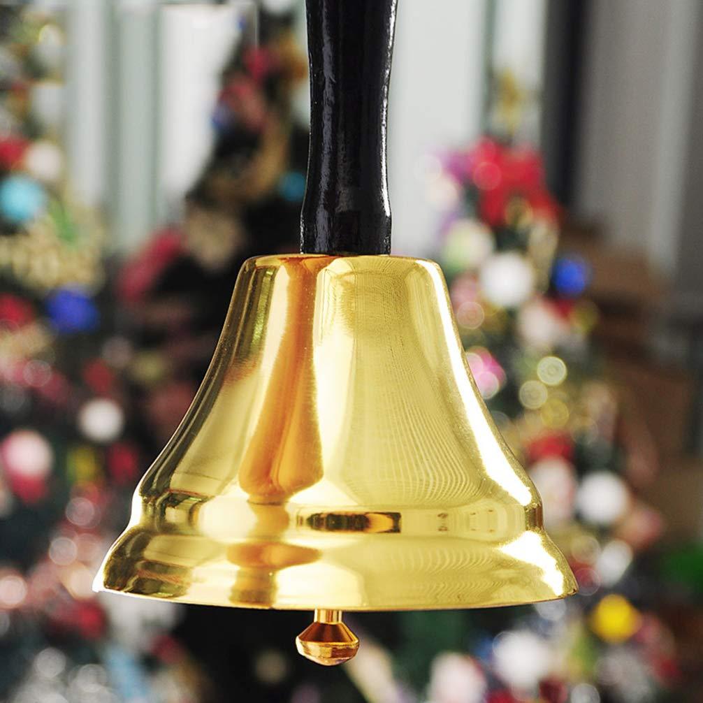 Father Christmas Santa Claus Gold Bell Accessory