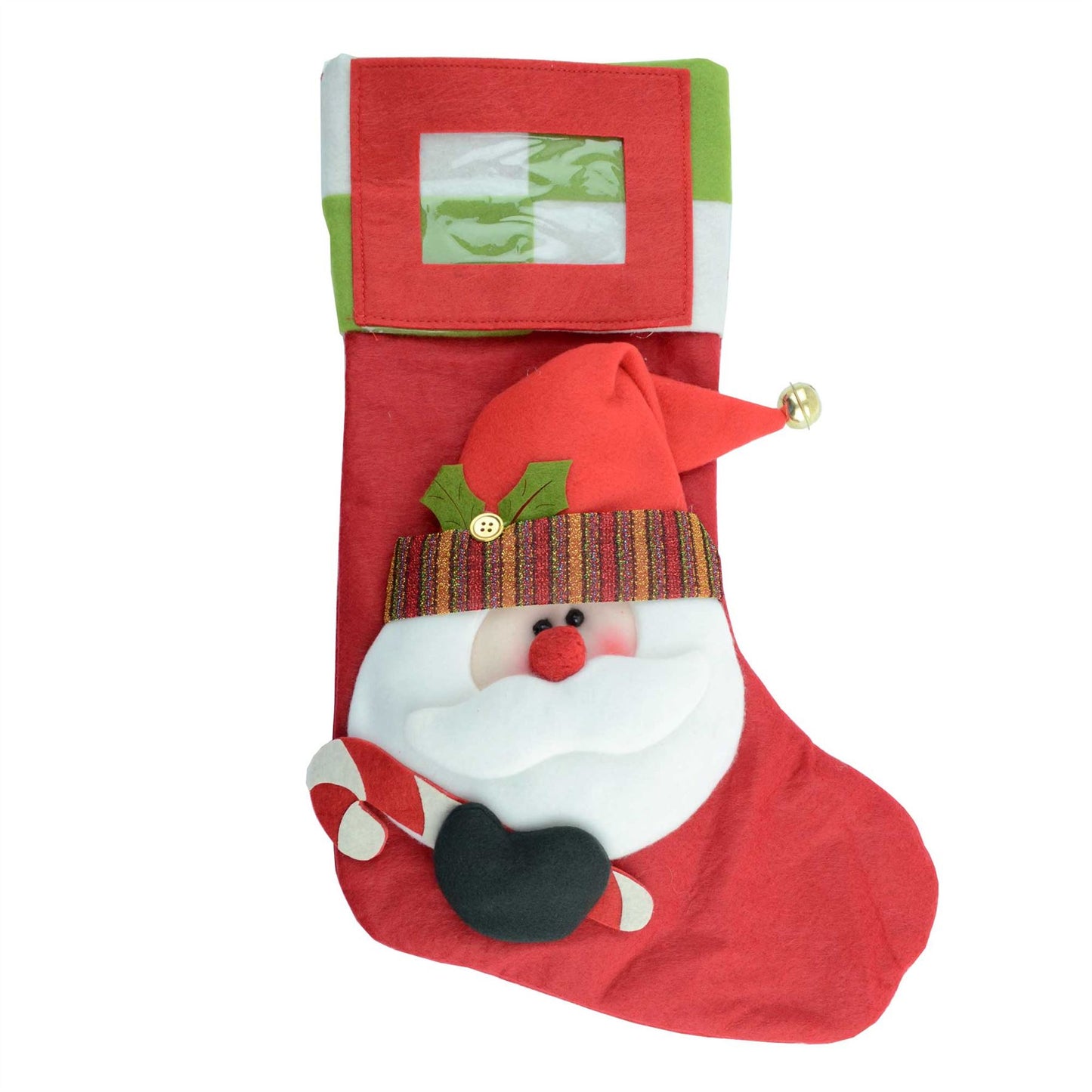 Personalized 3D Stocking with Santa Face