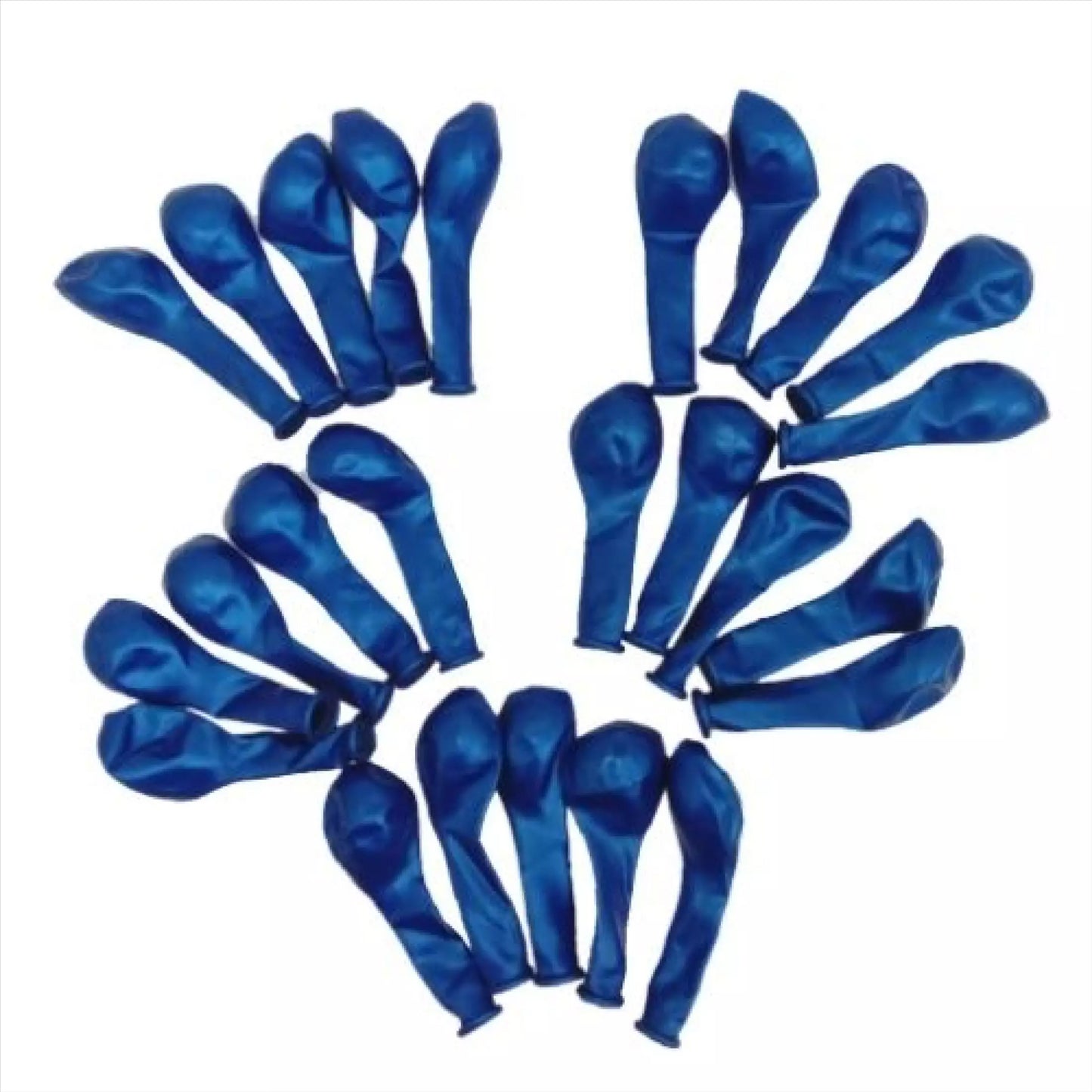 10 Blue Latex Balloons (12")