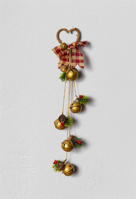 Hanging Decorations with Golden Bells (46cm)