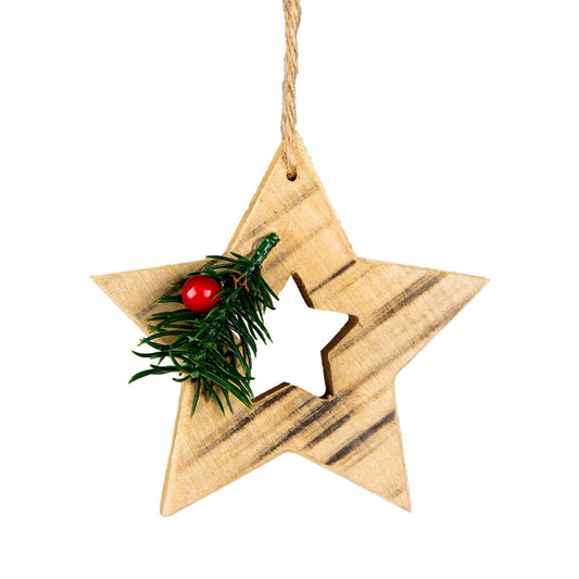 Wooden Craft Star Shape - 12.5X12.5X1.5cm