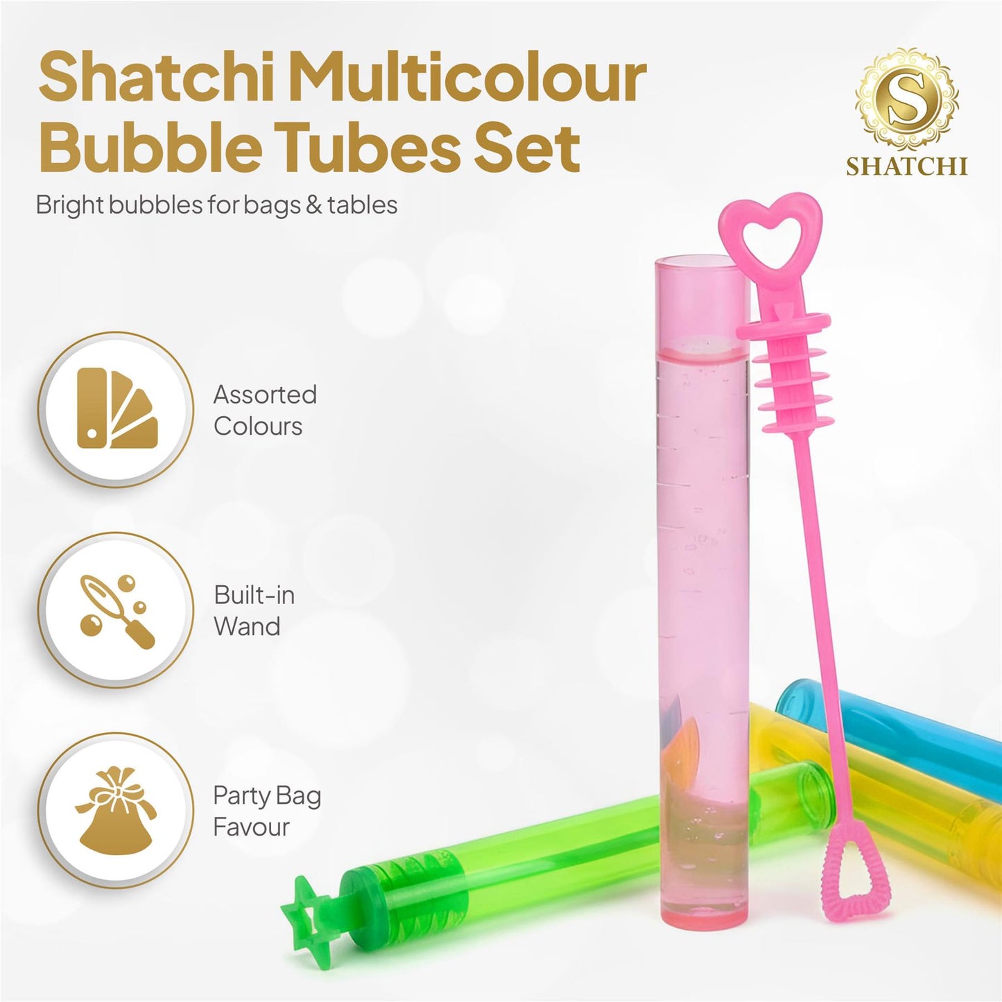 12 Assorted Wedding Bubbles