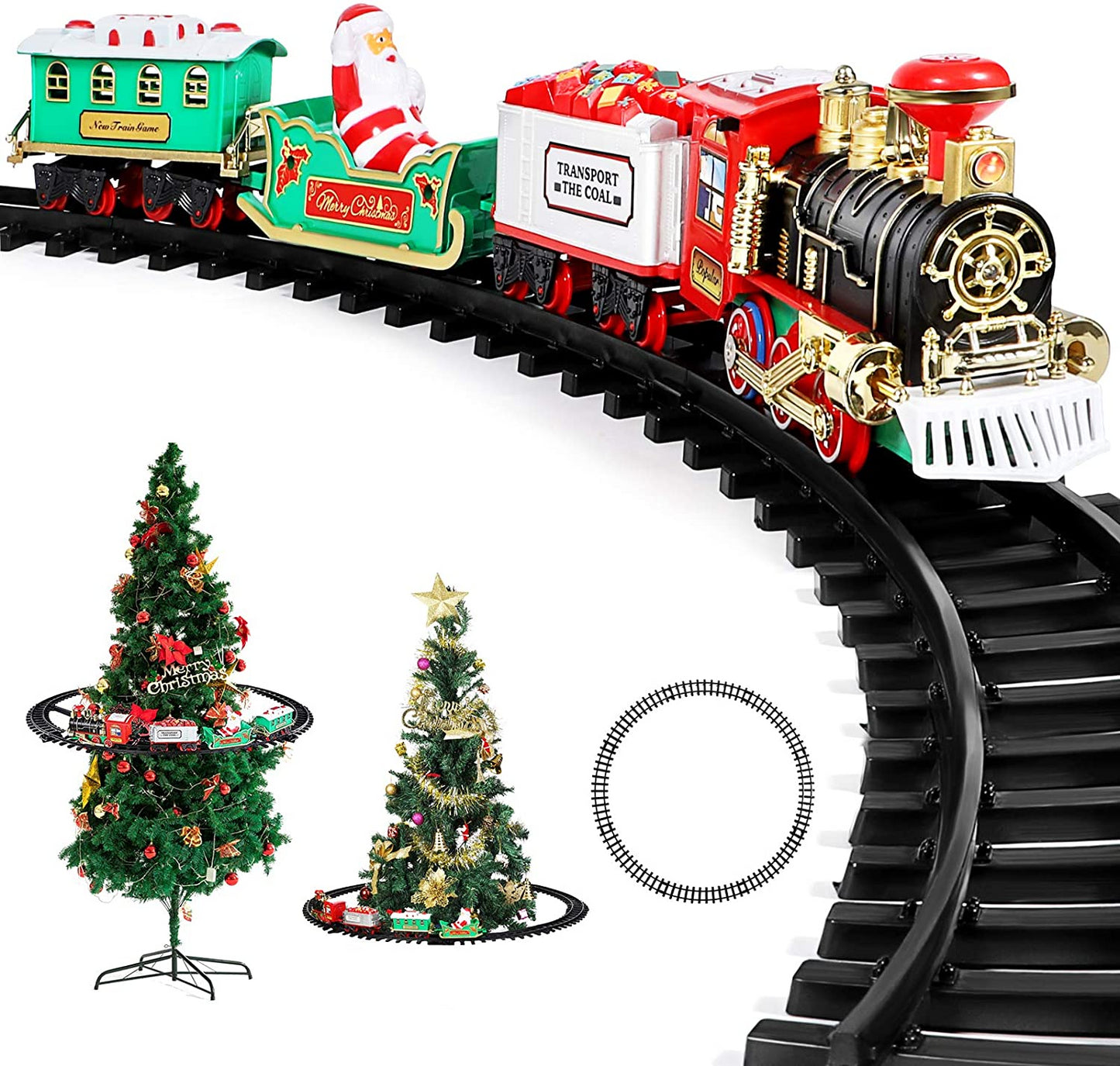 Christmas Tree Train Set - Light & Sound