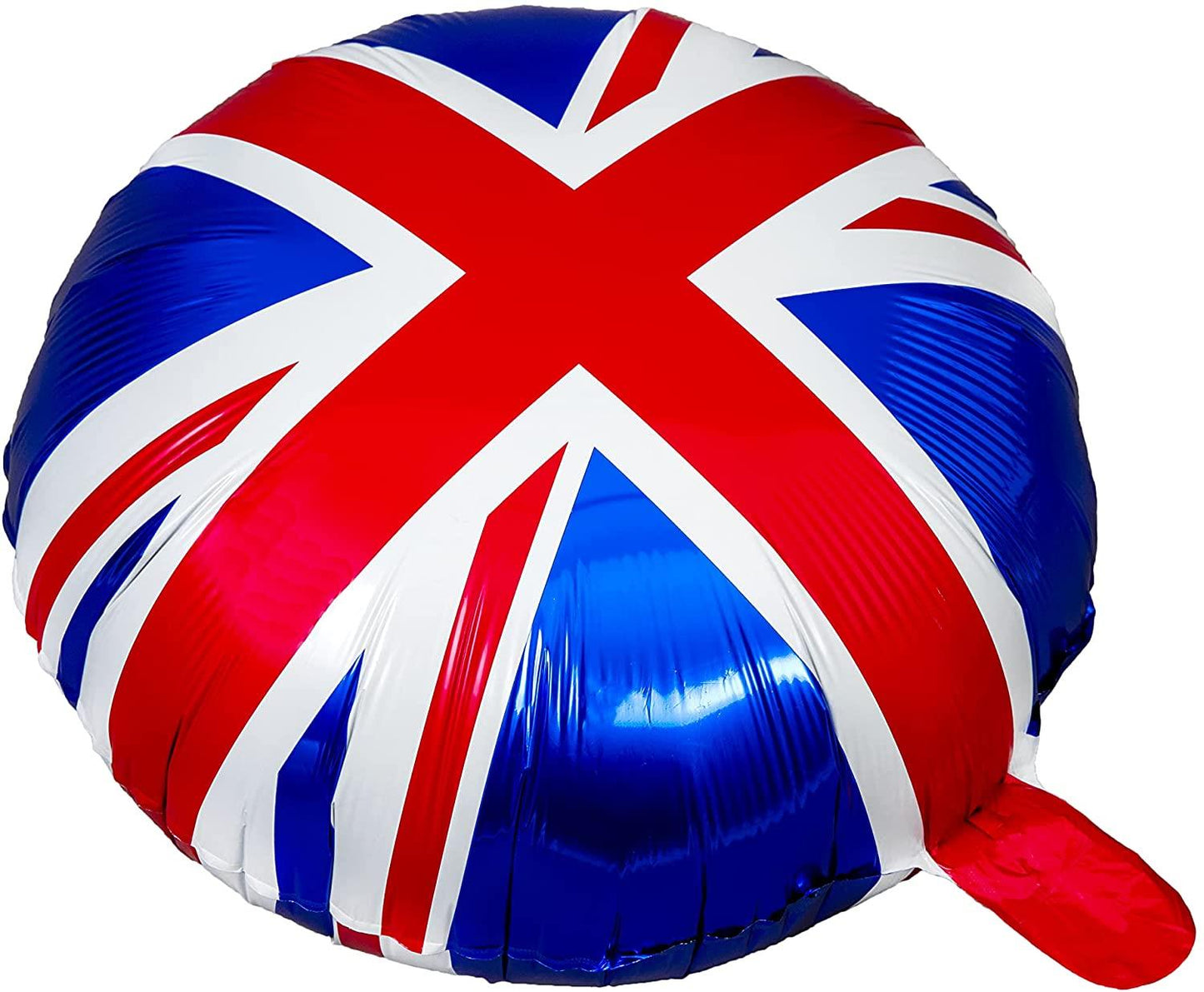 40 Union Jack Foil Balloons 18-inch Flag Printed Helium Fillable