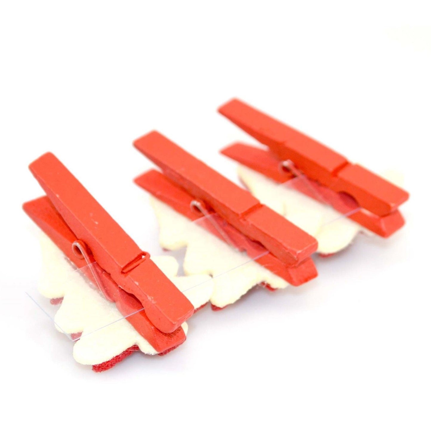 3 Christmas Mini Peg Clips