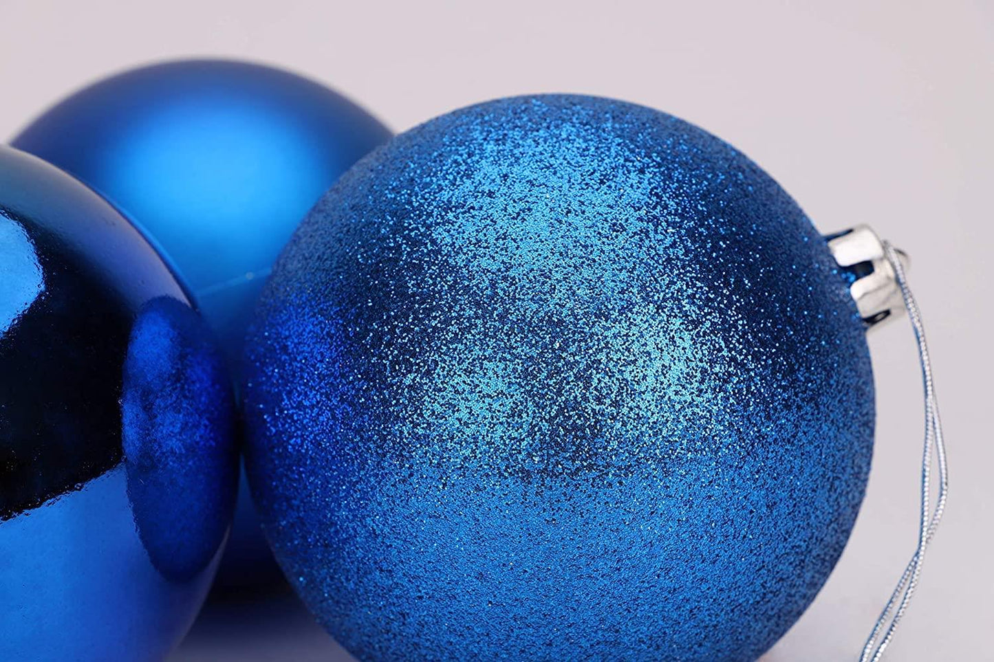 15cm Blue Baubles - Pack of 3