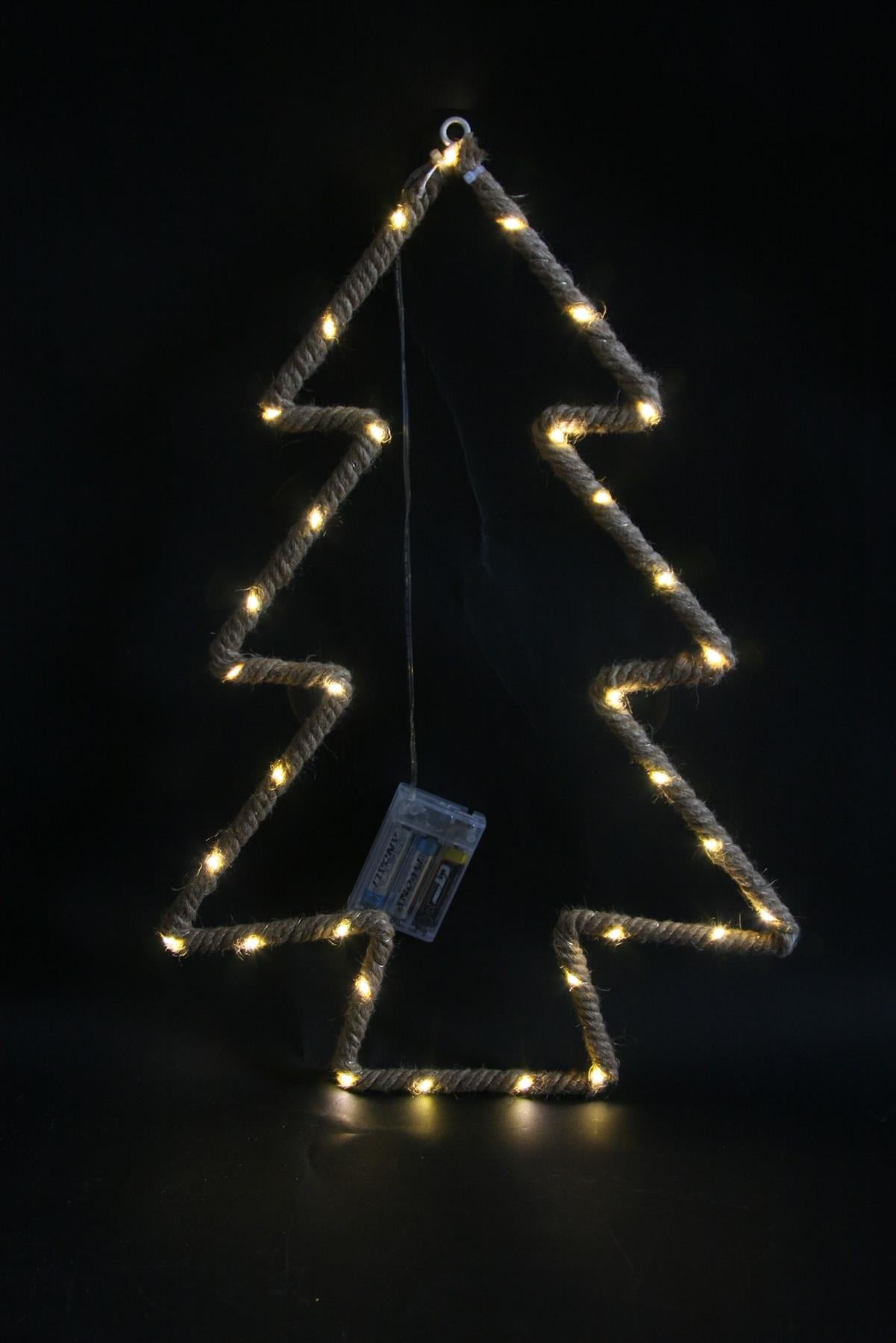 Christmas Hemp Rope Tree Decoration