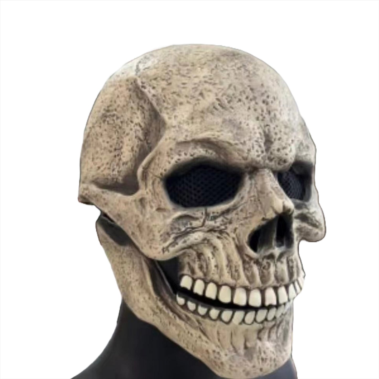 Brown Skeleton Latex Mask