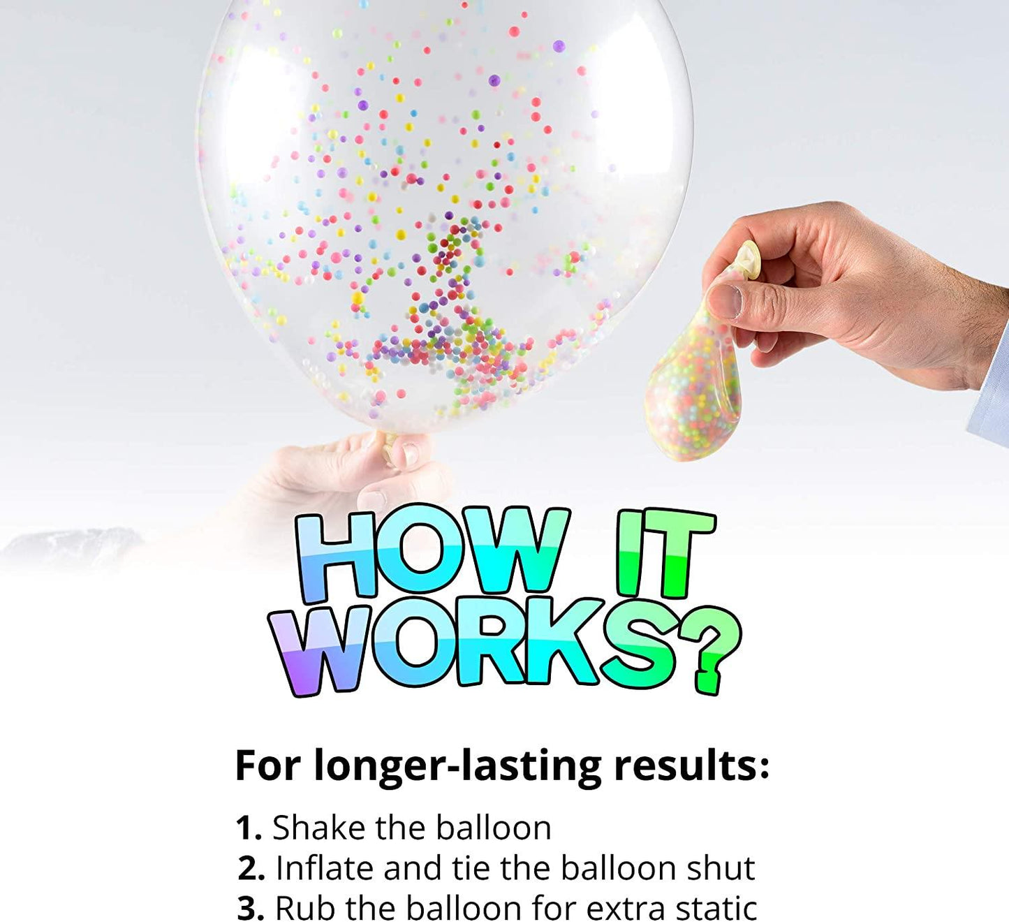 10 Stuffed Balloons Kit with Pump