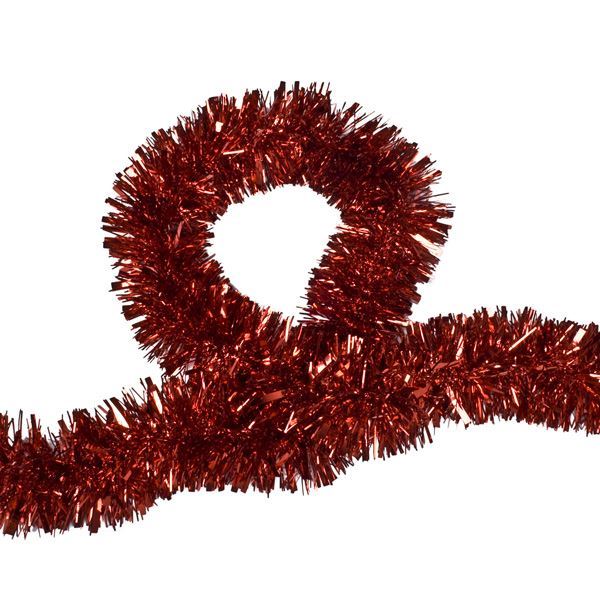 8 Pcs Red Tinsel Tree Decoration - 1.8m