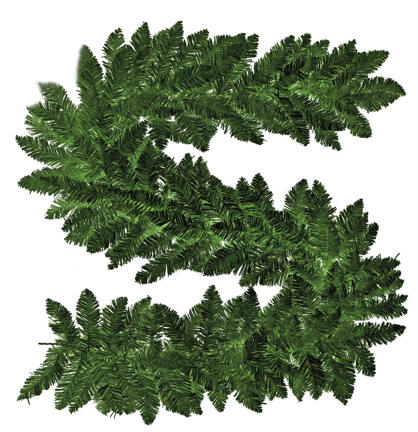 Plain Imperial Pine Green Garland - 200cm Long