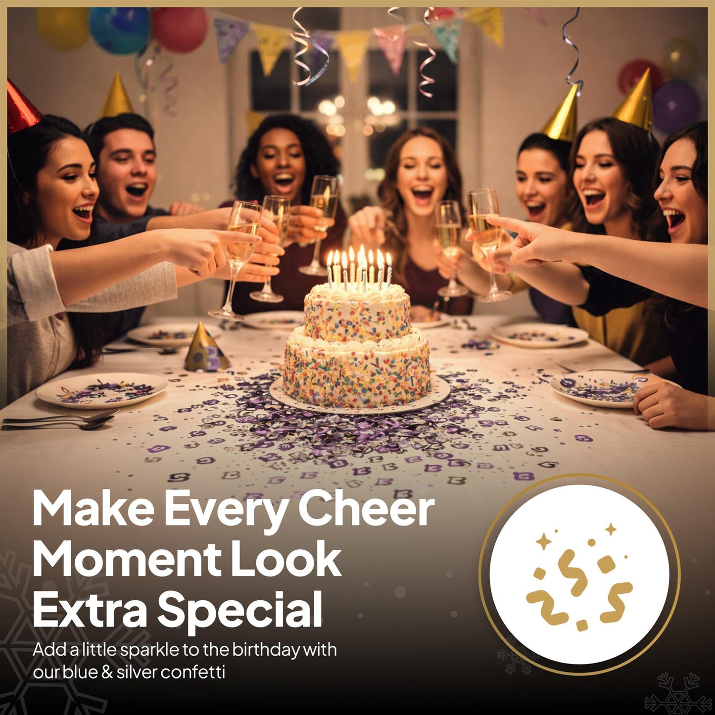 2 x 14g 13th Happy Birthday Pink Party Confetti