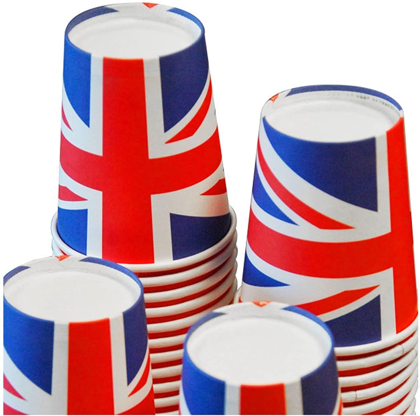 46Pcs Union Jack Party Tableware - Plates, Napkins, Cups