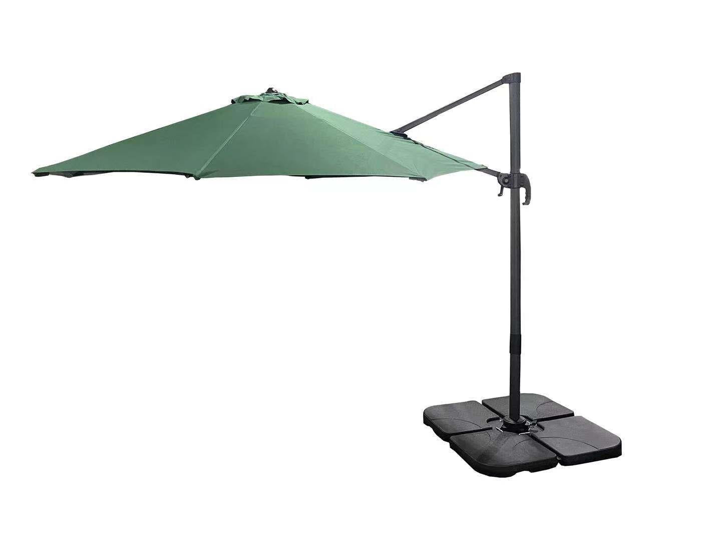 Green Parasol Round Umbrella - 195x32x14cm