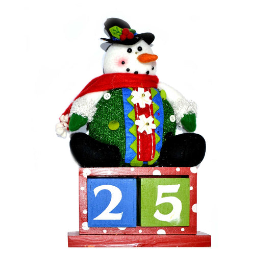 Advent Christmas Calendar - Wooden Block