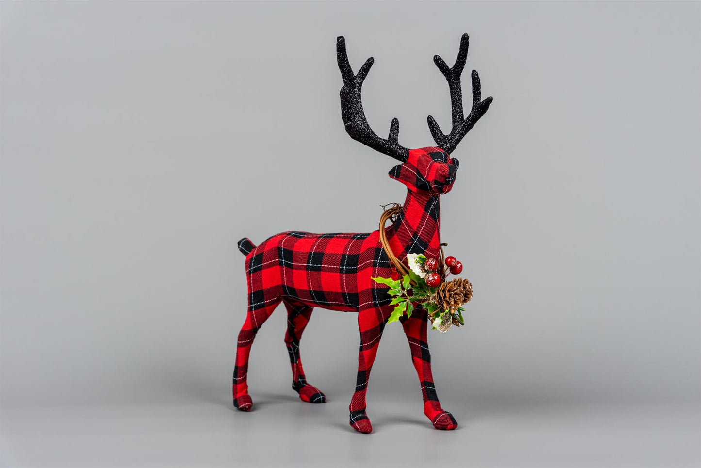 Tartan Reindeer Figurine - 35cm