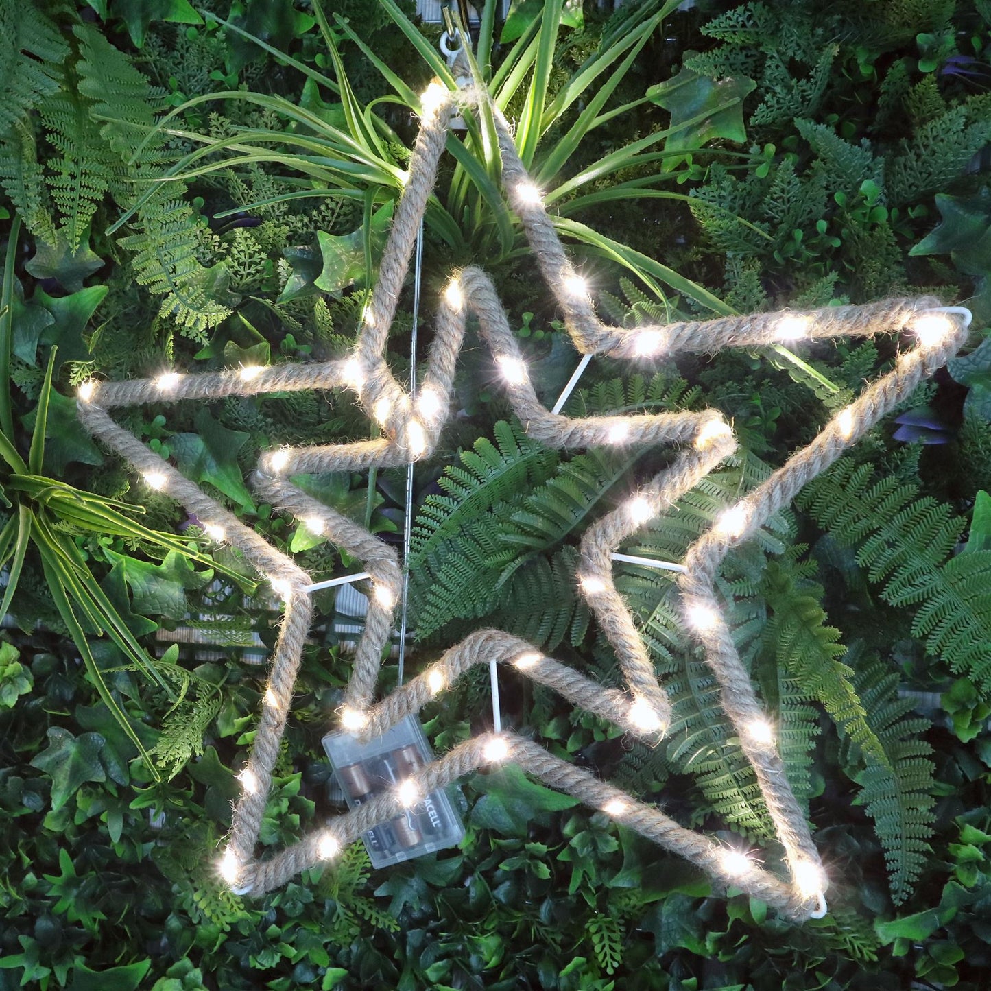 Christmas Hemp Rope Double Star