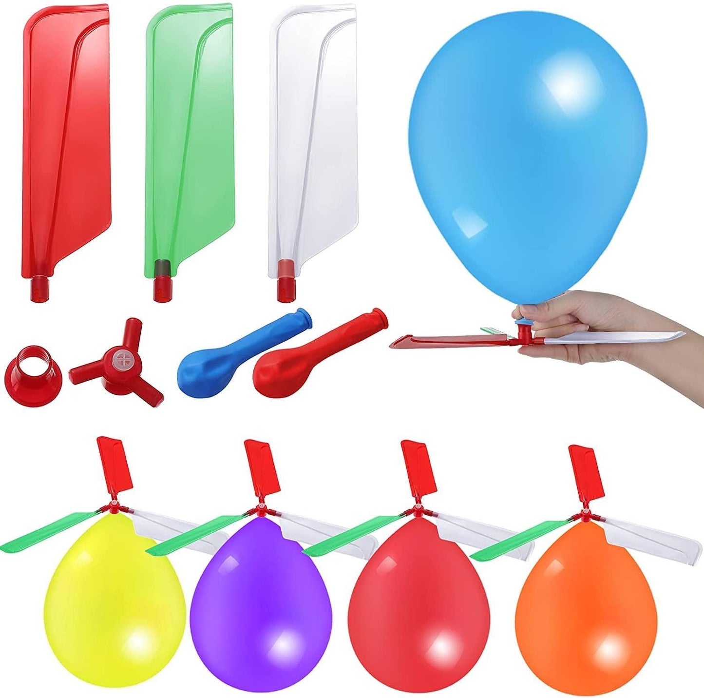 Pack of 6 Helicopter Balloons