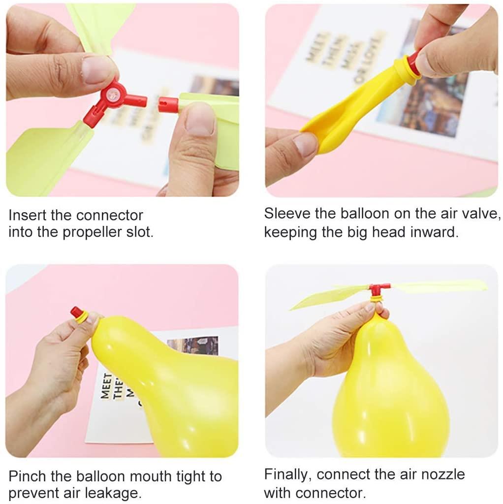 Pack of 6 Helicopter Balloons