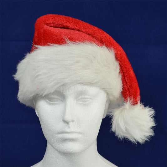 Deluxe Father Christmas Santa Hat Fancy Dress Accessory