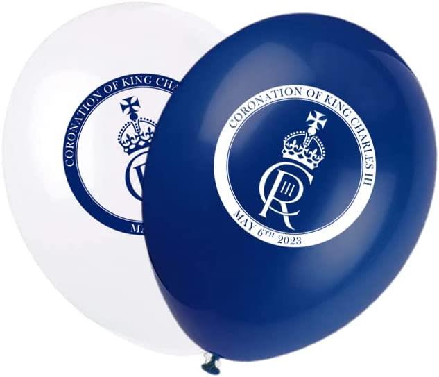 King Charles Logo Printed Balloons 12INCH 40 Pack