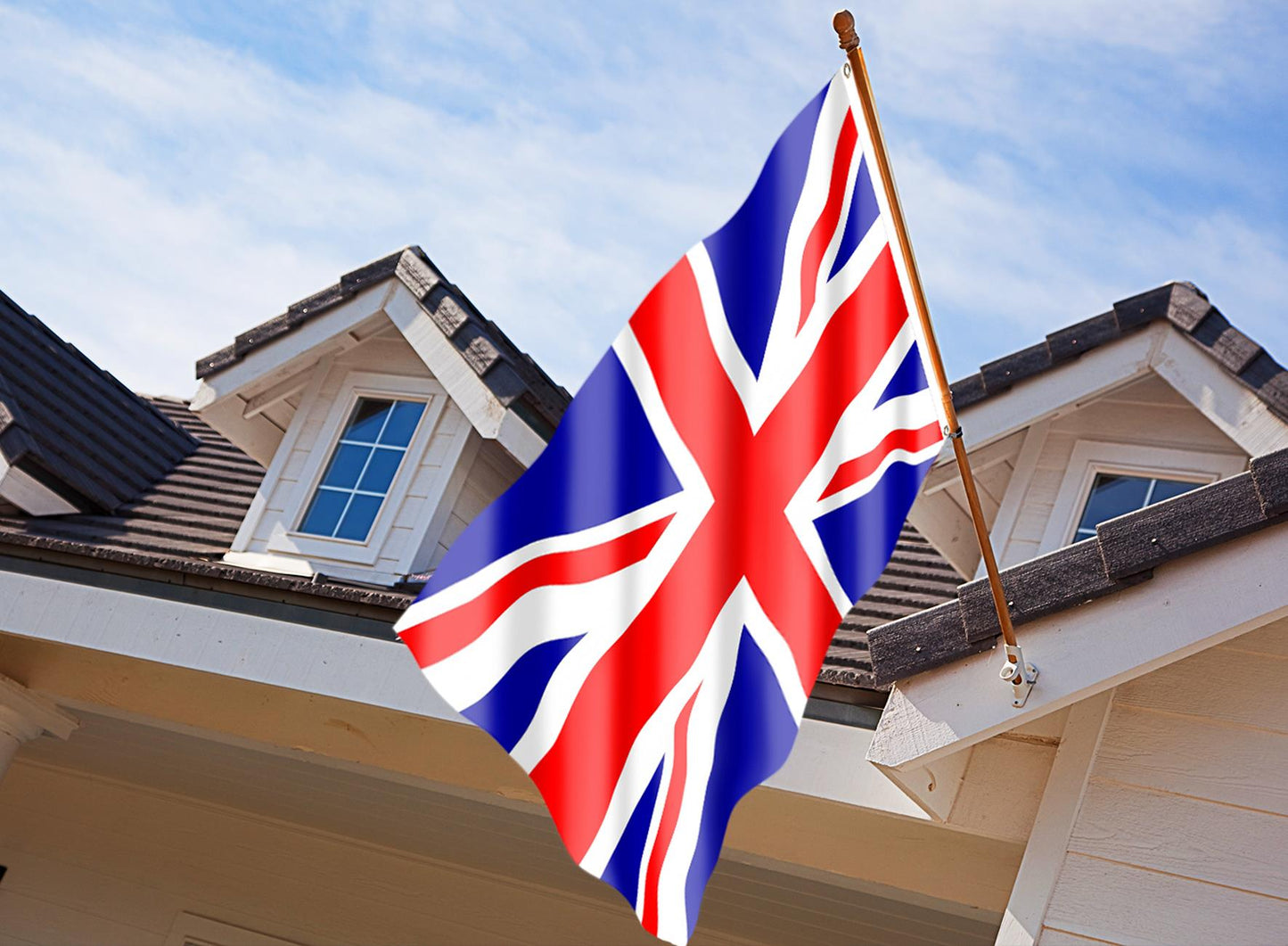 2 Union Jack Flags (5x3ft)