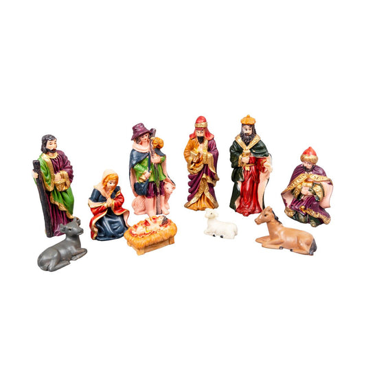 Shatchi Nativity Figures Set (10pcs)