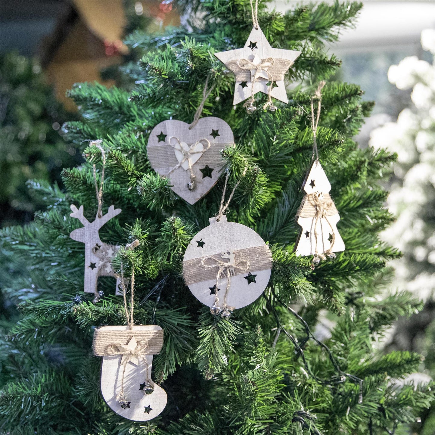 6 x Christmas Tree Decorations