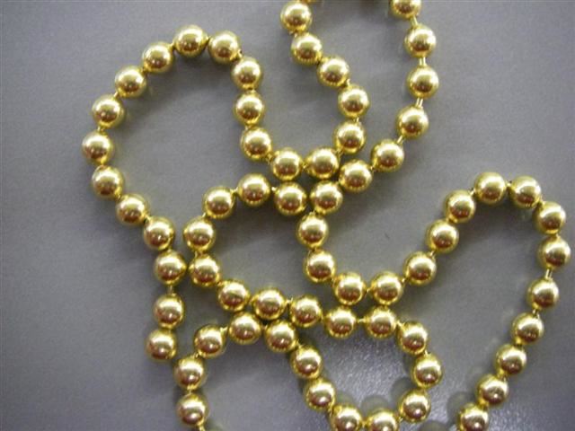 24ft Gold Hanging Bead Garland