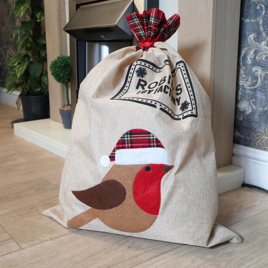 Robin Christmas Sack (50x70cm)