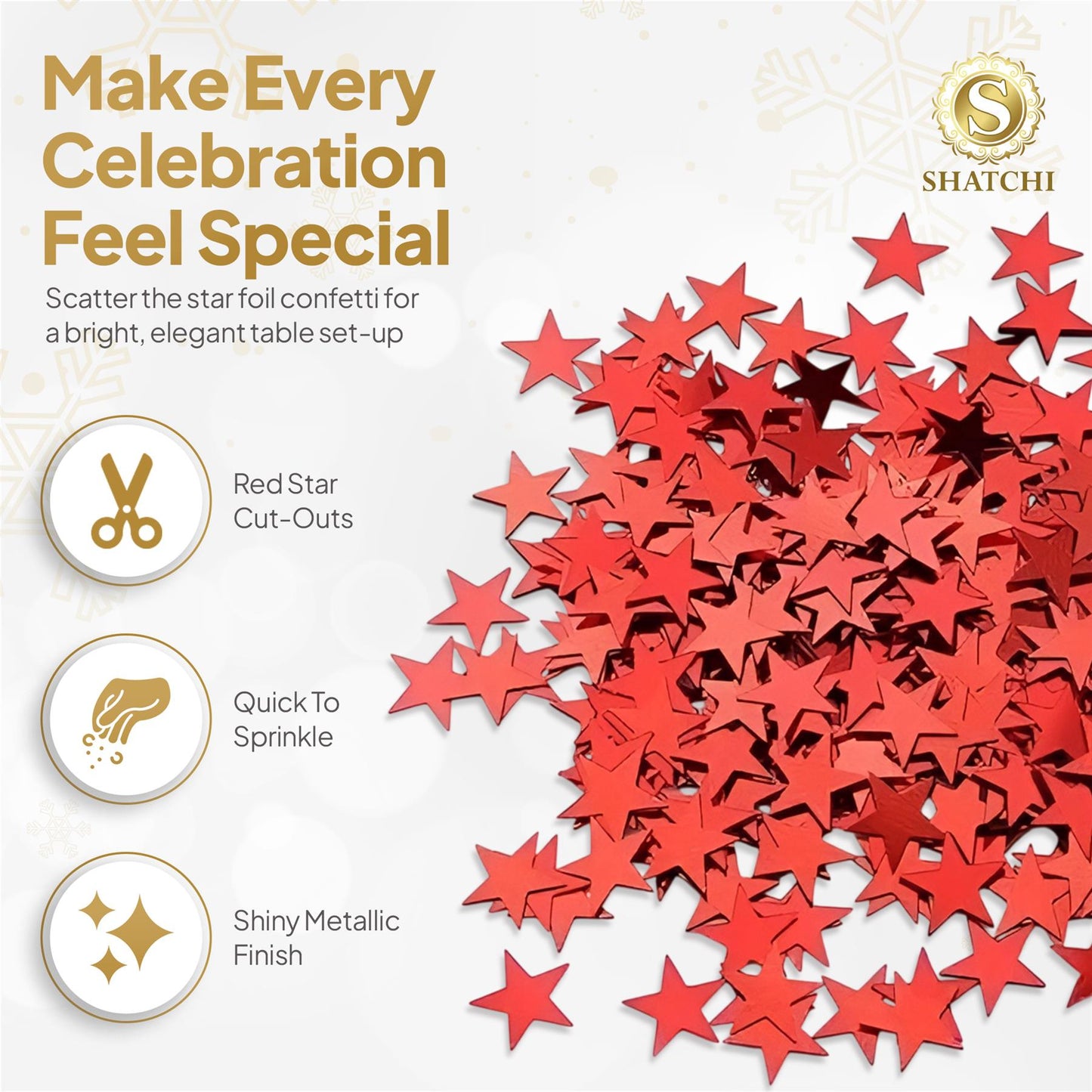 Star Confetti Red (14g)