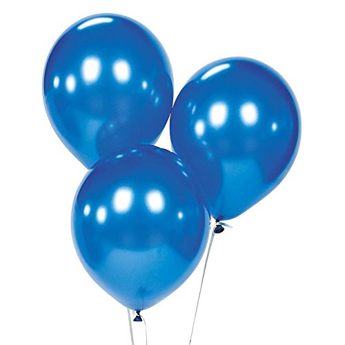 Pack of 50 x 10" Dark Blue Latex Balloons Wedding Anniversary Birthday Party Decorations