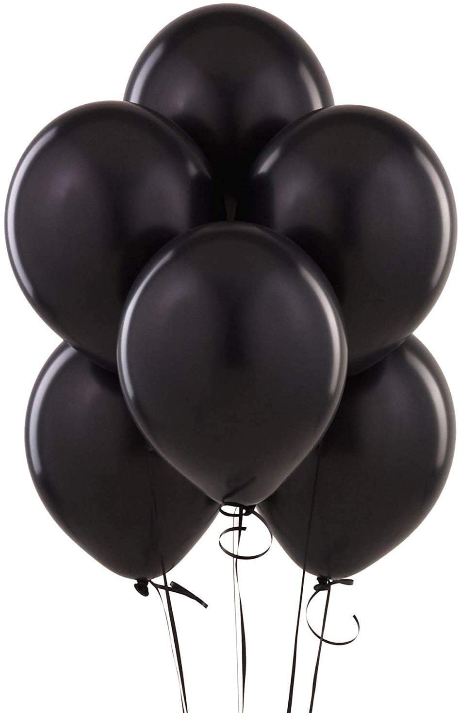 10Pcs Quality Black Latex Balloons 12" - Birthday Wedding Christmas Party Decor