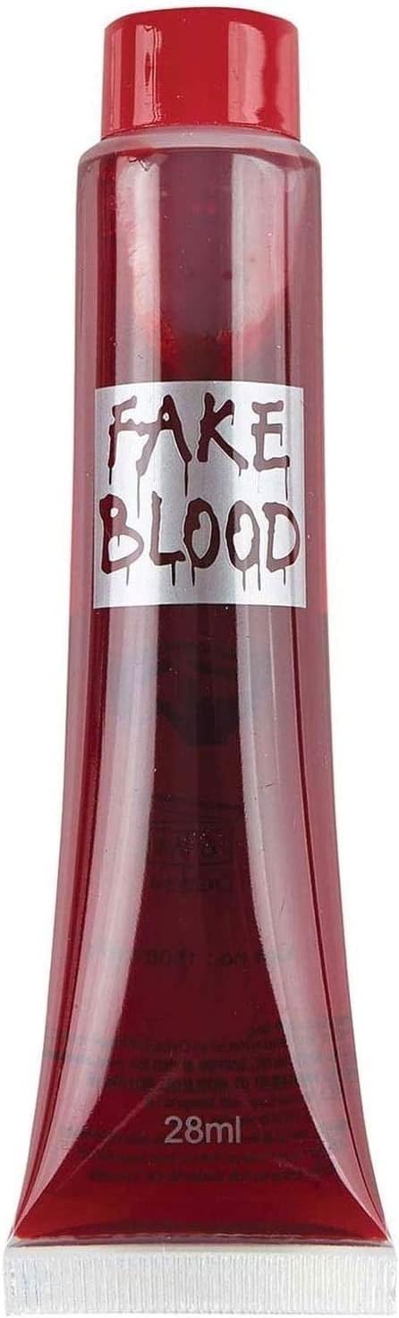 28ml Fake Blood Tube - Halloween Horror Makeup for Wounds Modeling Face/Body