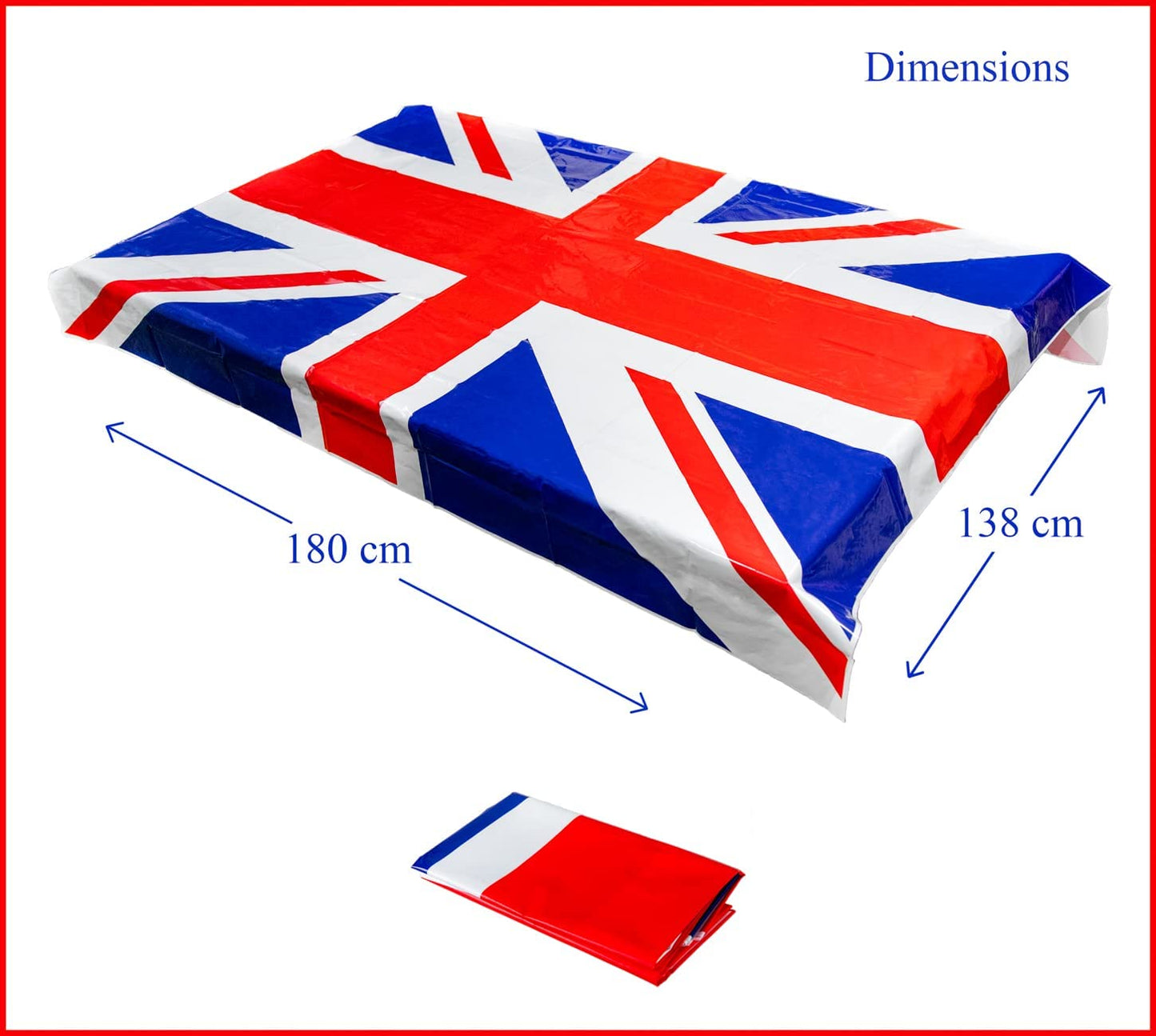 Union Jack Table Cover 137 X 180 CM