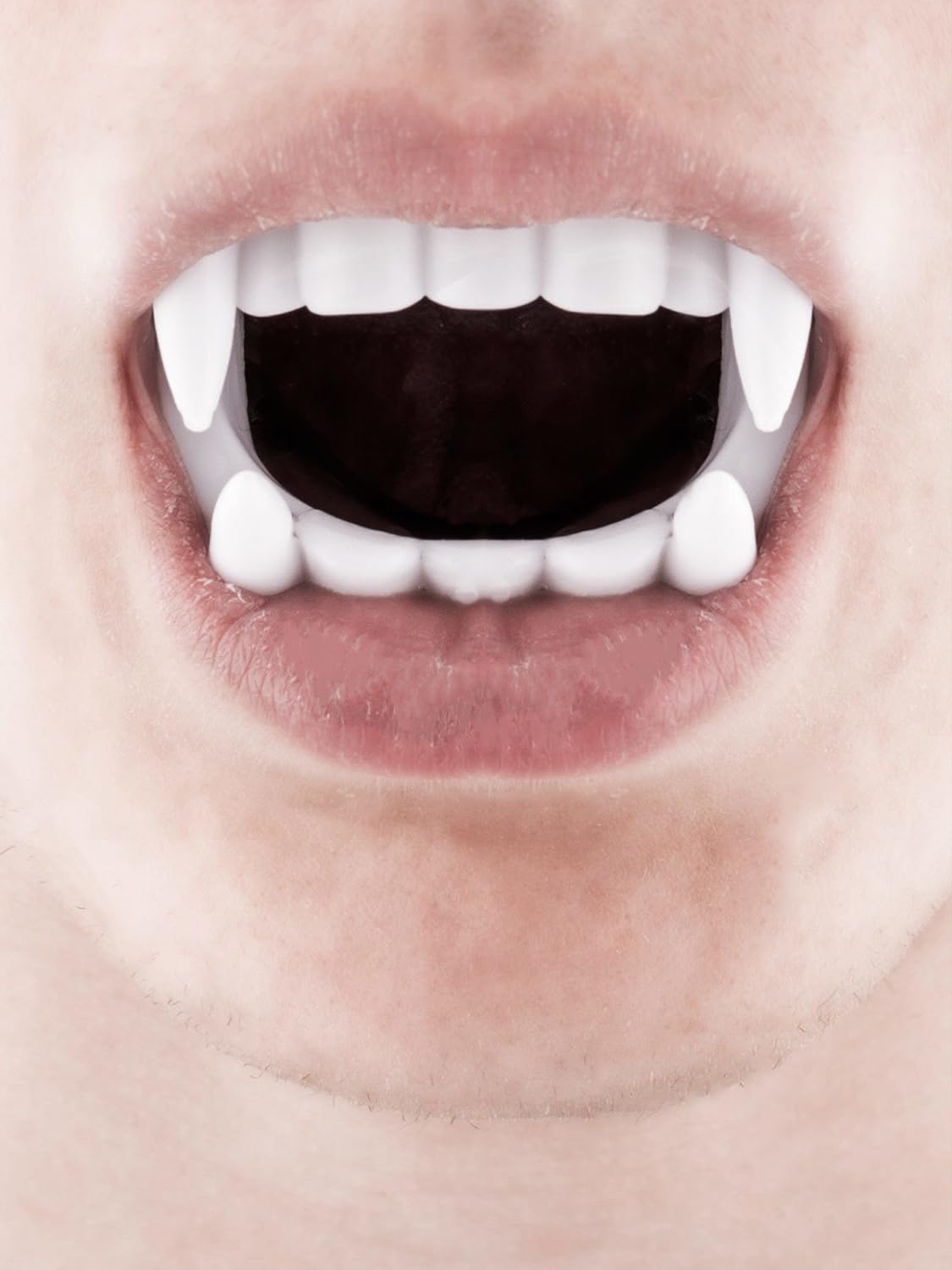Halloween White Fangs - Vampire Fake Teeth Costume Accessories