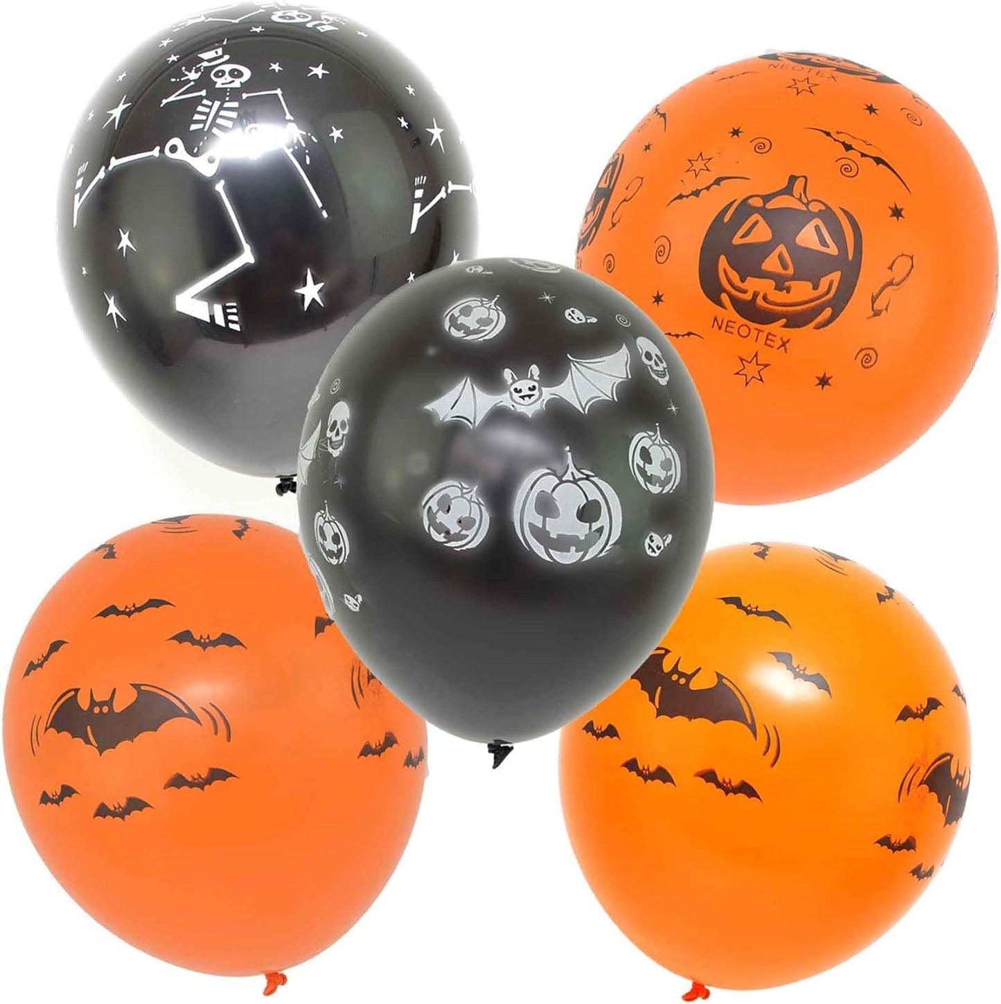 Halloween Latex Balloons Scary Spooky Party Supplies Trick Treat Fun 12"